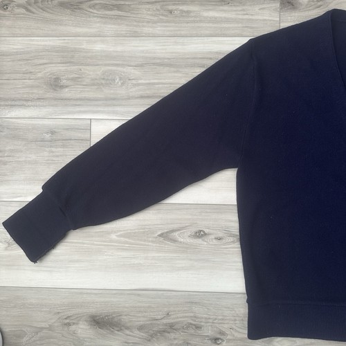 Vintage Cypress Links Men's Size XL Cardigan Sweater Navy Blue Long Sleeve Golf - 第 3/12 張圖片