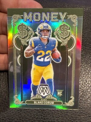 2024 Panini Mosaic Money SSP Case Hit Blake Corum Rookie RC Rams