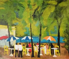 GIAN RODOLFO D'ACCARDI: Rara Litografia cm. 90x70 Firmata, Numerata. STUPENDA!!!