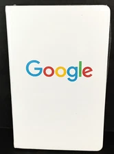 Google Logo Blank Journal w/ Ribbon Marker SEALED Notebook Diary White Lined