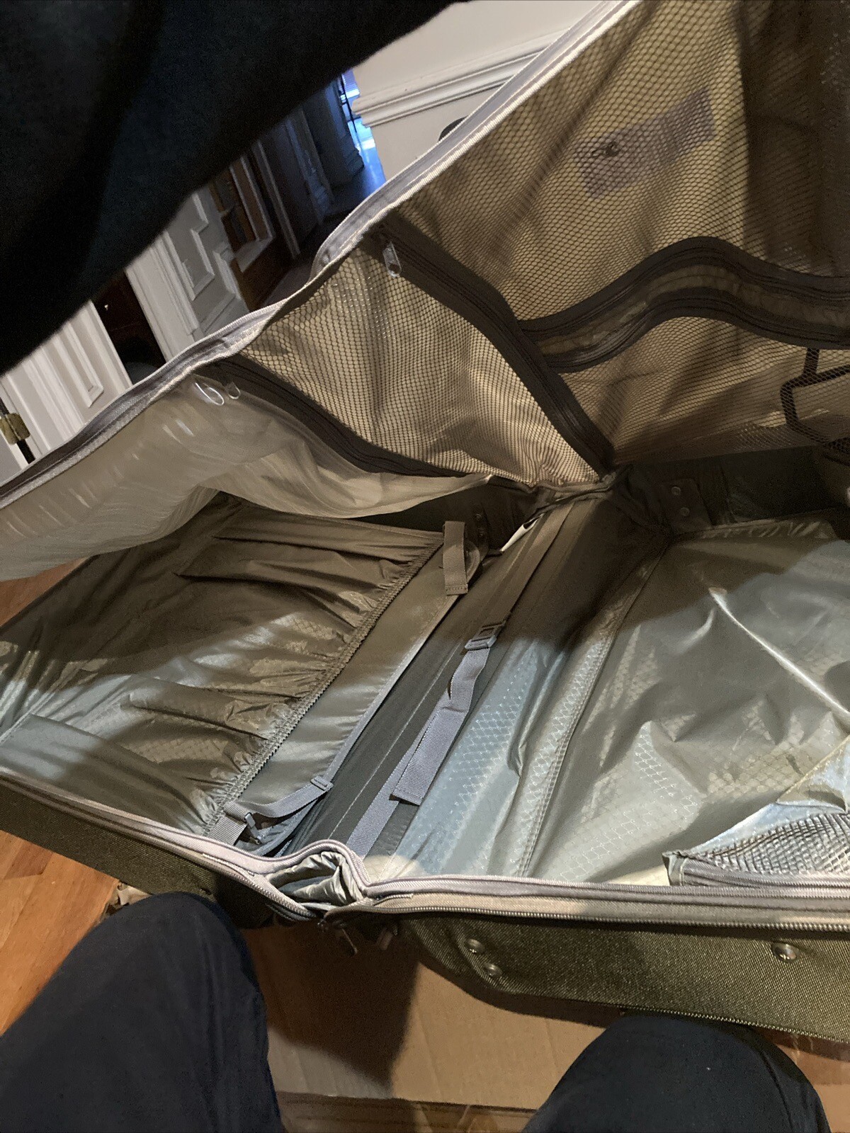 VTG Atlantic Rolling Garment Bag Suitcase Luggage Travel 24” X 18” X 10” eBay