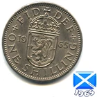 Photo of a 1965 Elizabeth II Shilling from an eBay listing that sold on Jun 15, 2026