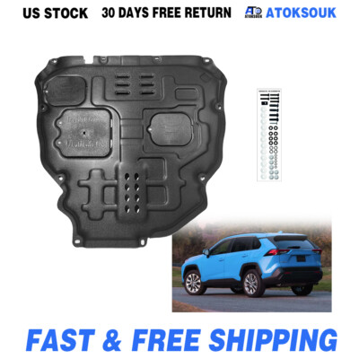 Thick Engine Splash Shield For Toyota RAV4 2019-2024 Front Engine Guard Hard
