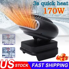 Portable Electric Space Heater, 170W 18V Battery Powered Mini Heater Fan-20%OFF