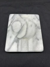 Vintage MCM  Ashtray  Tobacciana Cigar Cigarette White Marble