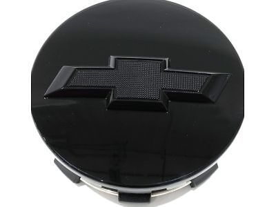 OEM Black Wheel Center Cap w/ Bowtie for 2015-2020 Chevrolet Silverado 23480948 - Picture 2 of 2