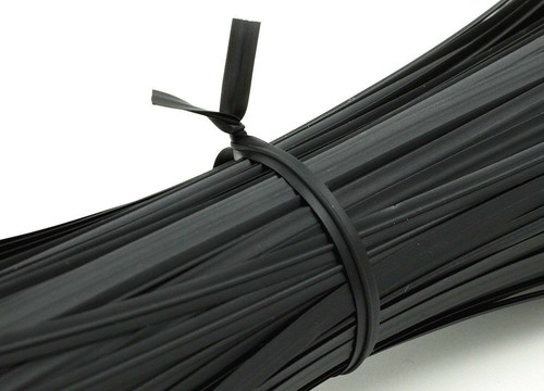 1000 Stck. Neu Uline Schwarz 4 Zoll Kunststoff Twist Krawatten Geschenk Kabelbinder S566bl - Bild 3 von 8