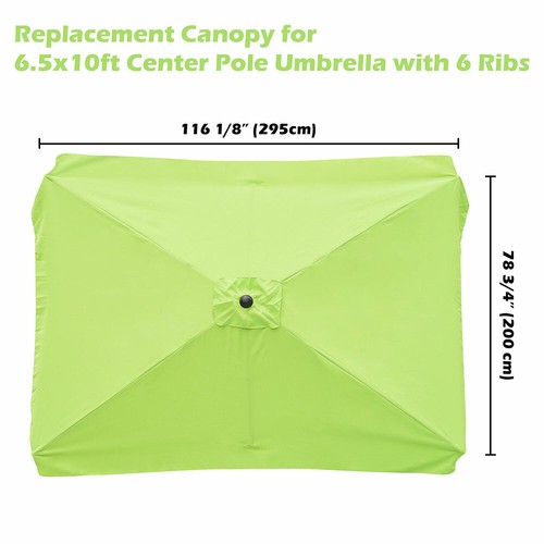 10x6.5 ft Umbrella Cover Replacement For 6ribs Umbrella SunShade Parasol - Picture 8 of 12