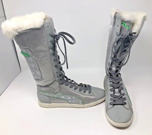 puma boots womens green