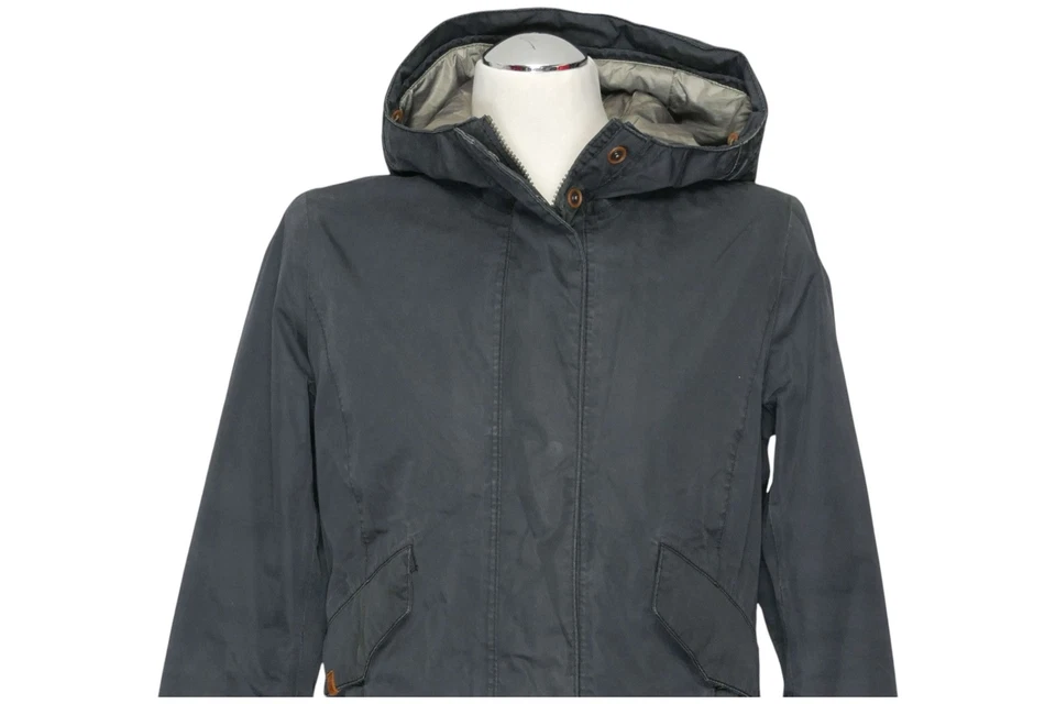 Camel Active Damen Anorak Jacke Thermore 38 blau leicht gefüttert Kapuze - Bild 2 von 4