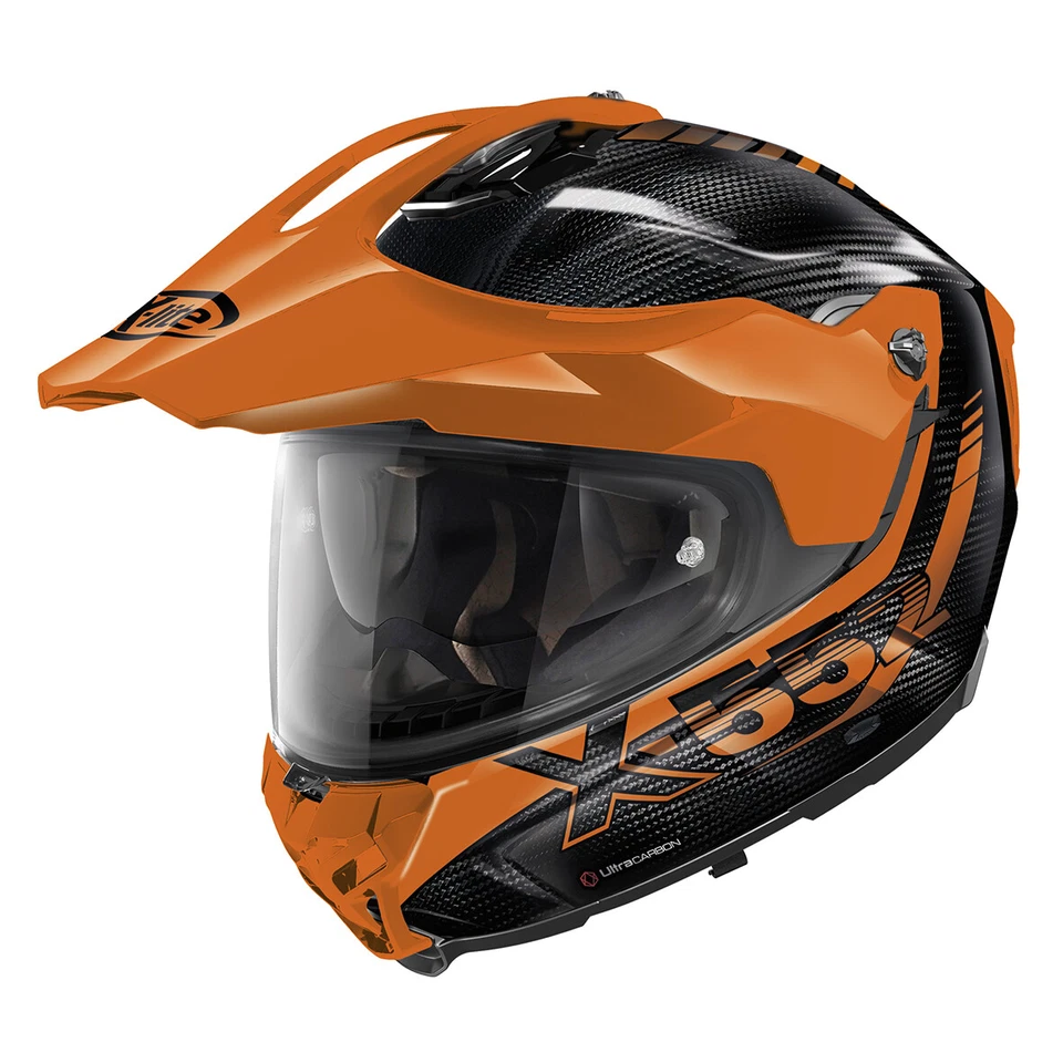 X-Lite X-522 Ultra Carbon Hillside Helm (schwarz/carbon/orange) Gr: M (57) - Bild 1 von 1