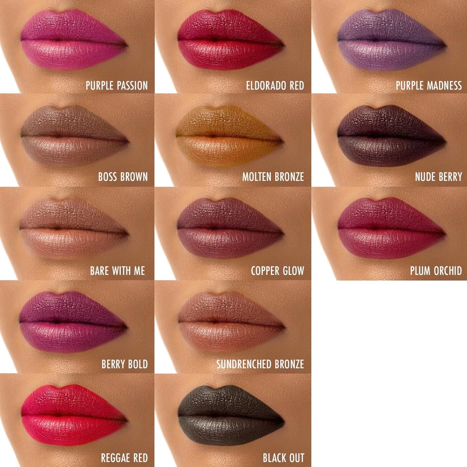 Black Radiance Perfect Tone Lipstick Lip Color Berry Bold & 14 Buildable Colors - Image 2 of 4