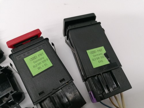 Audi A3 8L - Warnblink Heckscheibenheizung Schalter Set 5St 8L0941509B (19) - Bild 5 von 5