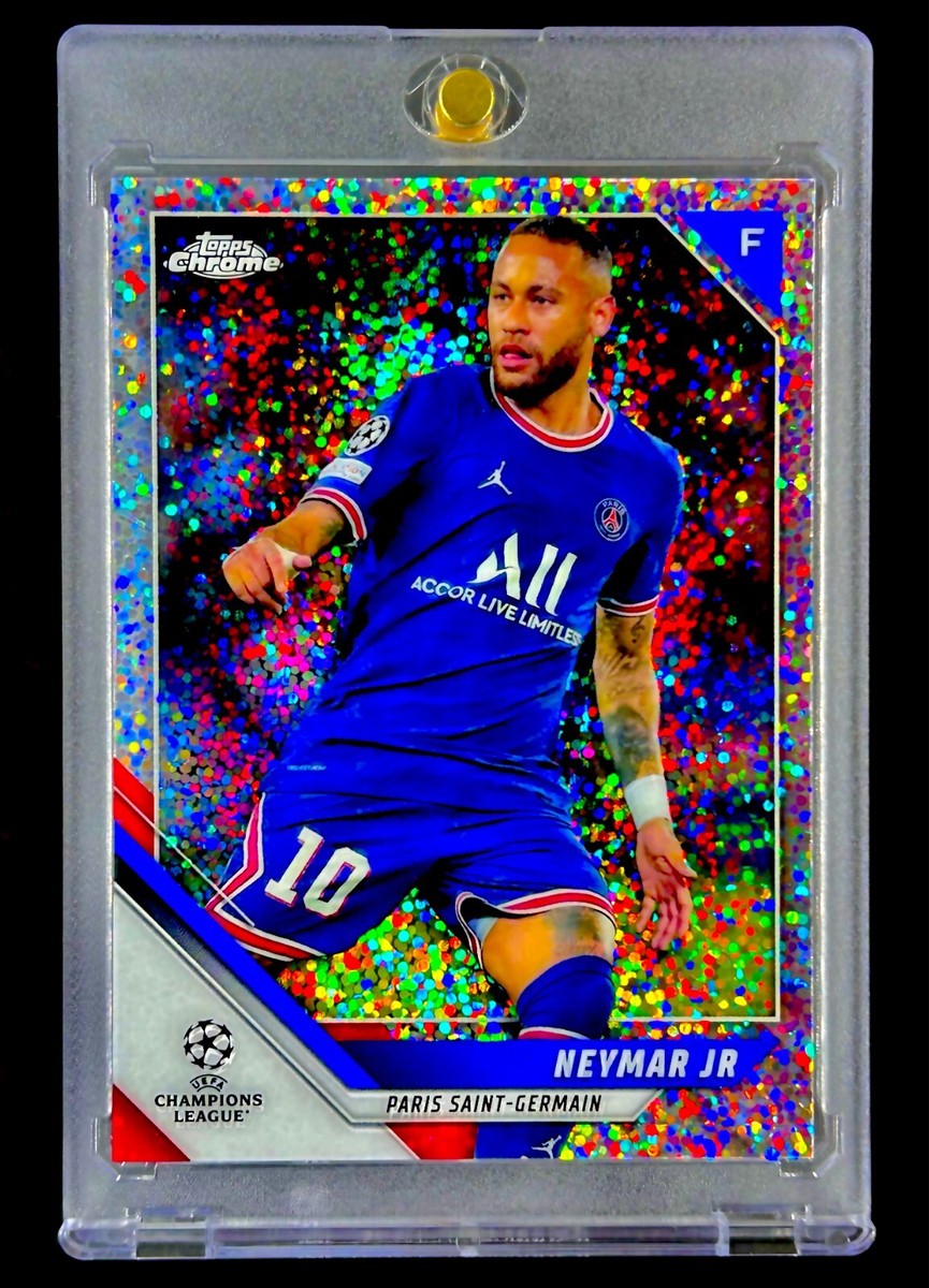 NEYMAR JR. RARE SPARKLE REFRACTOR TOPPS CHROME Parallel
