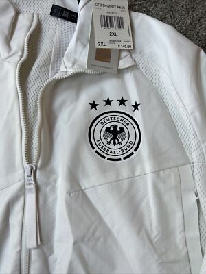 Adidas Germany Deutscher Fussball Bund Track Jacket Zip Mens Adidas Germany Deutscher Fussball Bund Track Jacket Zip Mens
