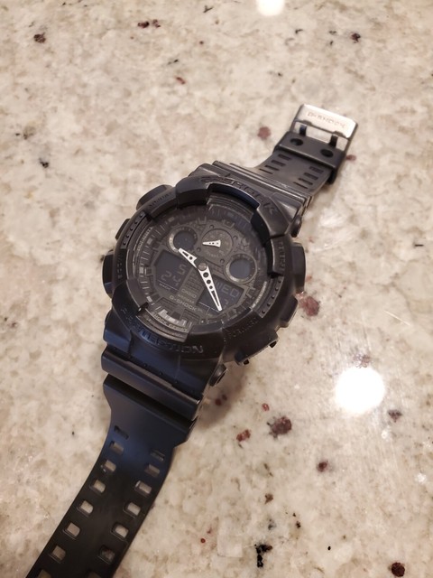 Casio G-Shock GA100-1A1 Men's Black 