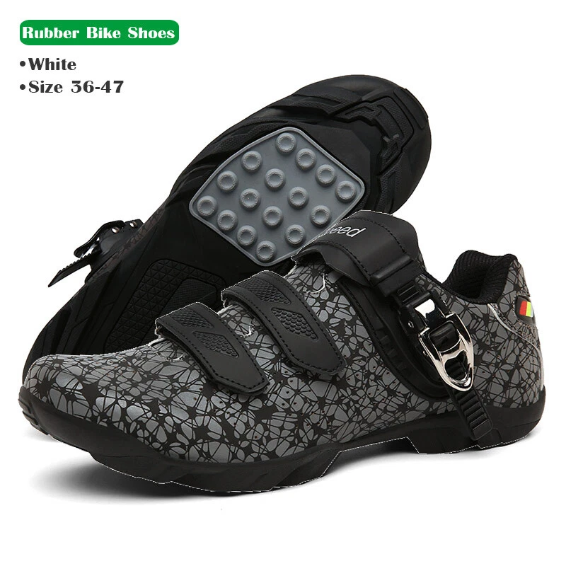 Zapatos de MTB Zapatos de Taco Plano Hombres Bicicleta de Montaña Calzado Mujeres SPD Bicicleta Tenis Foto 4 de 4