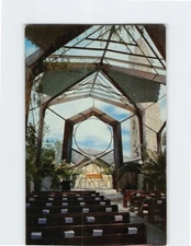 Postcard Wayfarers Chapel Portuguese Bend California USA