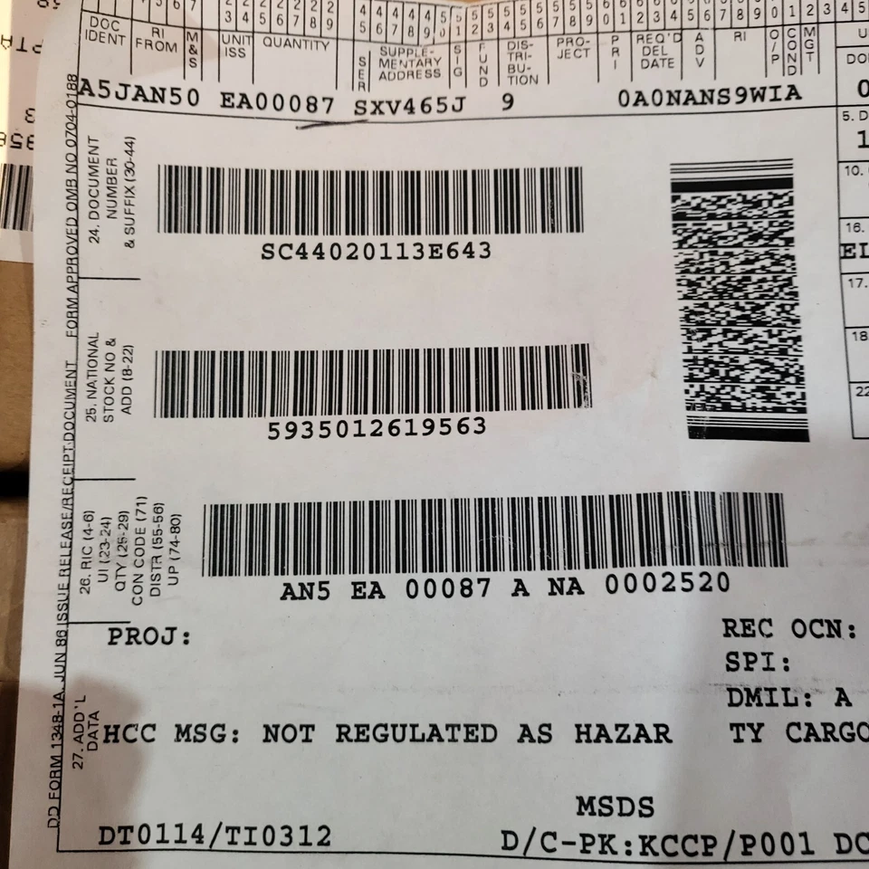 Crouse Hinds cam-lok connector,  PN E1016-1633, NSN 5935012619563,  NOS. - Image 4 of 4