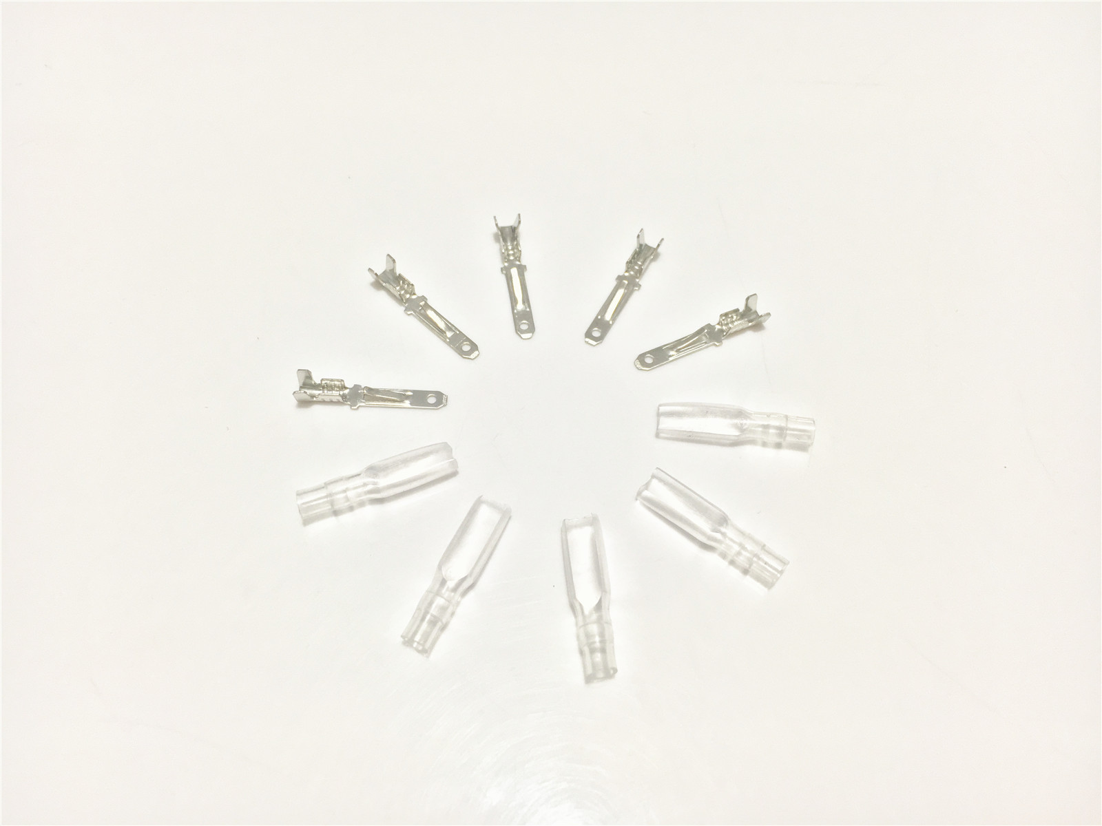 200pcs 2.8mm Crimp Terminal Female Spade Connector + Male Spade