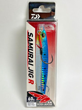 11492) Daiwa SAMURAI JIG R 60g Metal Jig #07 RH Iwashi Glow Belly