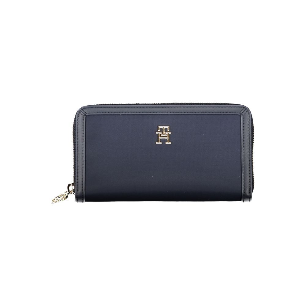 Tommy Hilfiger Sustainable Blue Zip Wallet Secure and Chic