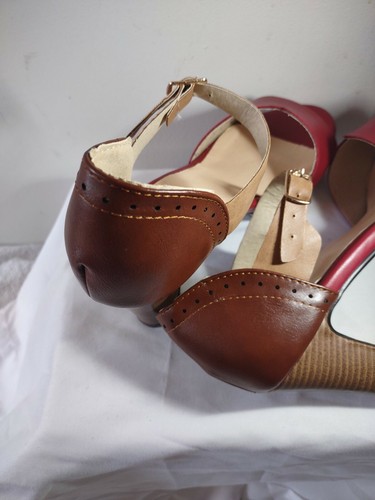 Jingpin High Blocked Heels Women Shoes - Picture 3 of 5