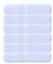 6X Hand Towels Soft Cotton Fluffy Thick Multipurpose Towel Set 600 GSM Quick Dry