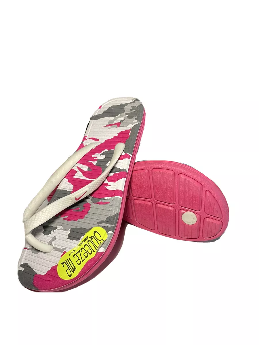 buis zegen voorbeeld NIKE SOLARSOFT THONG FLIP FLOPS FOR GIRLS SIZE 1Y FREE SHIPPING | eBay