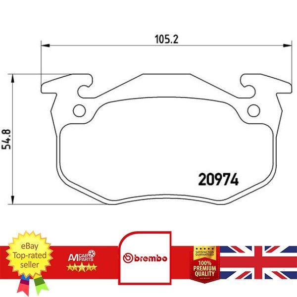 Brake Pad Set For Citroen SAXO XSARA ZX Fengshen H30 S30