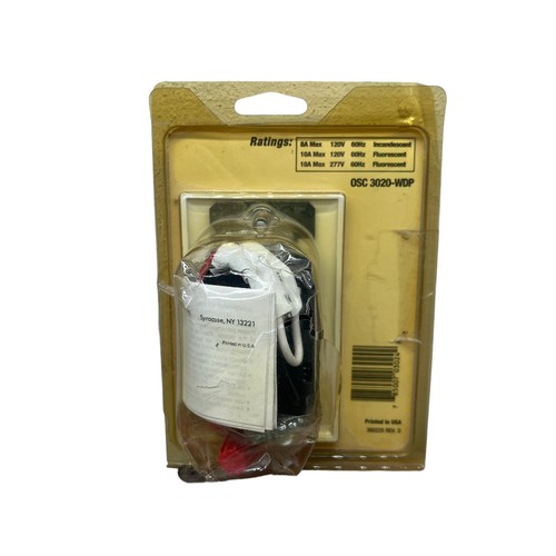 Pass & Seymour Energy Saving Occupancy Sensor OSC3020-WDP MADE IN USA NEW - Picture 2 of 4