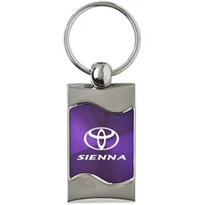 Toyota Sienna Rectangular Wave Key Chain