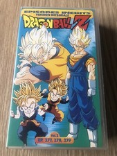 CASSETTE VIDÉO VHS DRAGON BALL Z ÉPISODES INÉDITS 277 278 279 DRAGONBALL MANGA