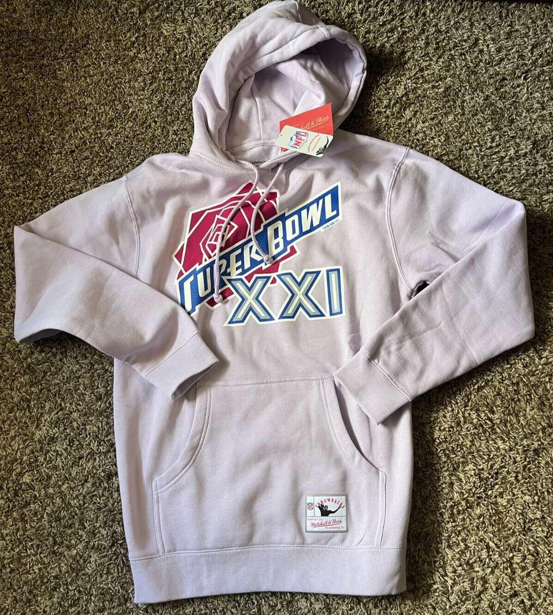 日本国内配送 Mitchell&Ness Super Bowl XXI スウェットパーカー 