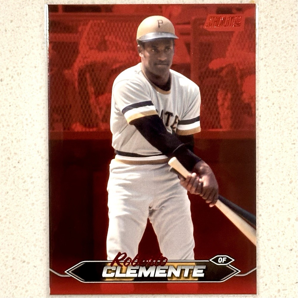 2024 Topps Stadium Club Red Foil #239 Roberto Clemente Pittsburg Pirates