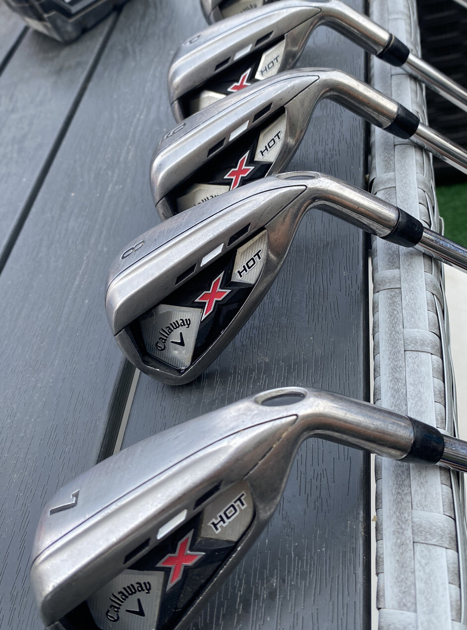 Callaway X Hot iron set 6PW 2013 TT Speed Step 85g Orig Grip eBay
