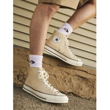 Converse Chuck Taylor 70 High Canvas 'Oat Milk' Beige White A03446C Unisex 5-11