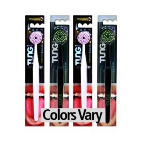 4 x Tung Brush Original Clean Tongue Cleaner Breath Freshner