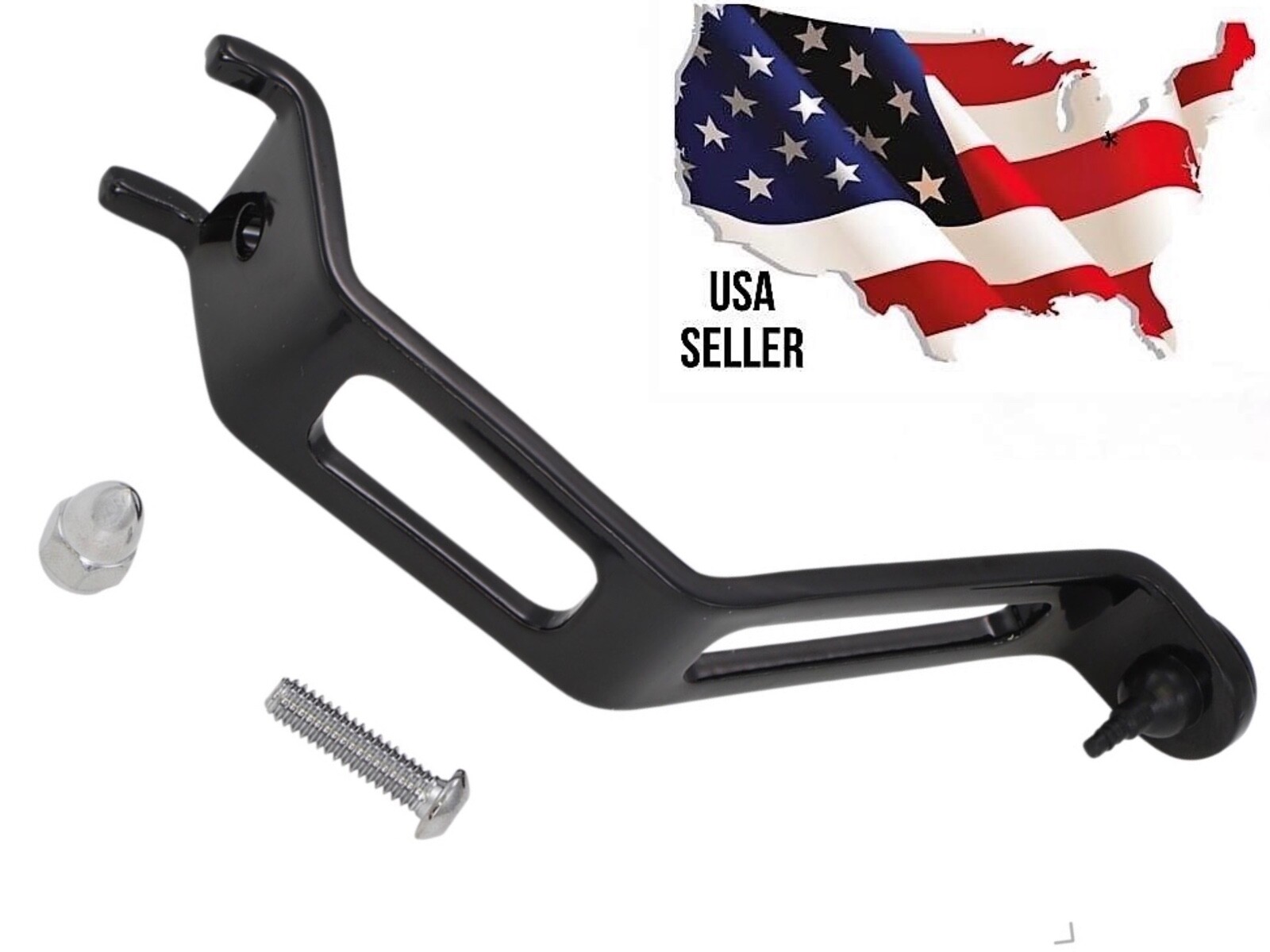 Black Harley Softail Heritage Fat Boy Springer 842006 Kickstand Extend