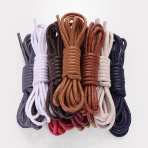 waxed cotton shoelaces