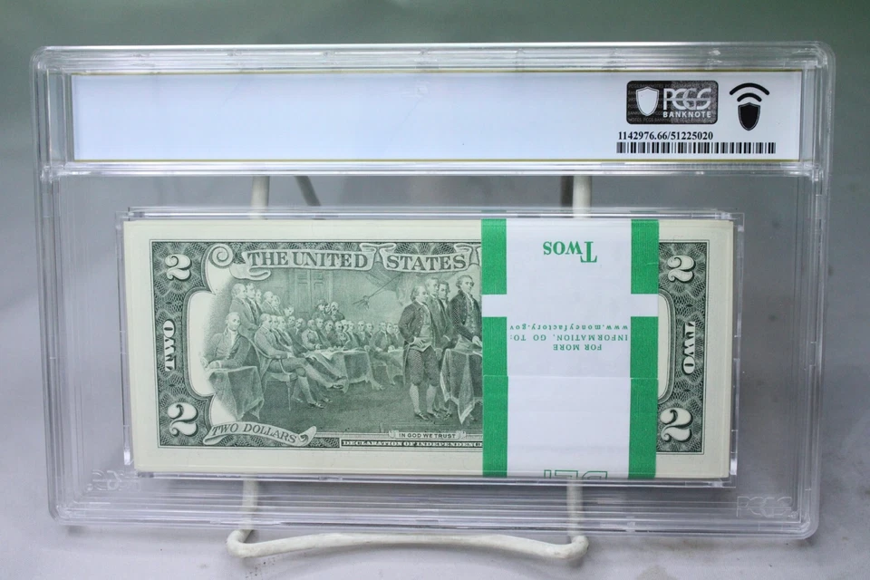 Full Pack 2013 $2 Federal Reserve Notes San Francisco Fr.1940-L PCGS 66 PPQ - Image 2 of 3