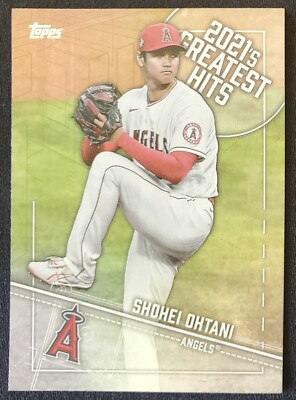 2022 Shohei Ohtani Anaheim Angels Topps 2021 Greatest Hits MLB Card #21GH-10