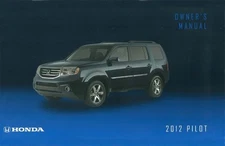2012 Honda Pilot Owners Manual User Guide Reference Operator Book Fuses Fluids