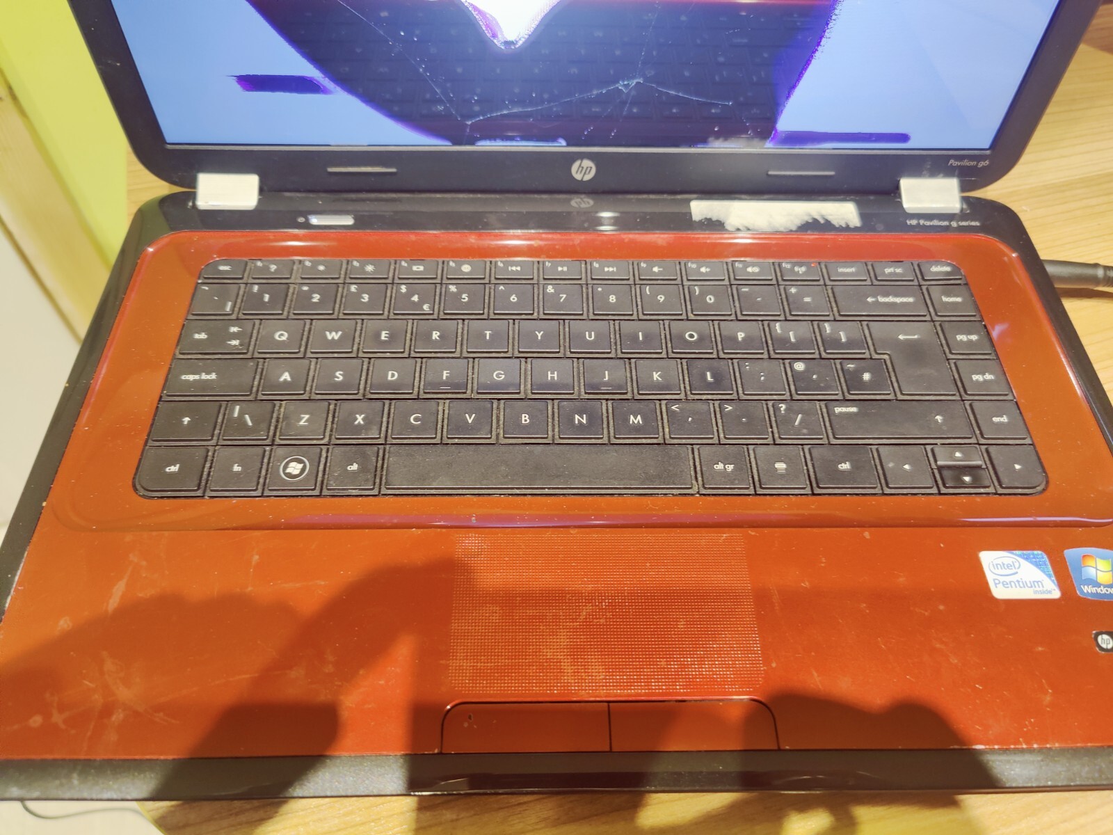 Laptop Hp Pavilion G6 Pentium CPU 4 GB Ram No HDD Spare Or Repair eBay