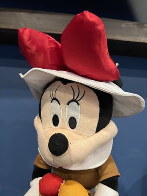 ヤミー マウス ぬいぐるみ　入手困難 Walt Disney Gemmu Minnie Mouse Thanksgiving Pilgrim Door Greeter