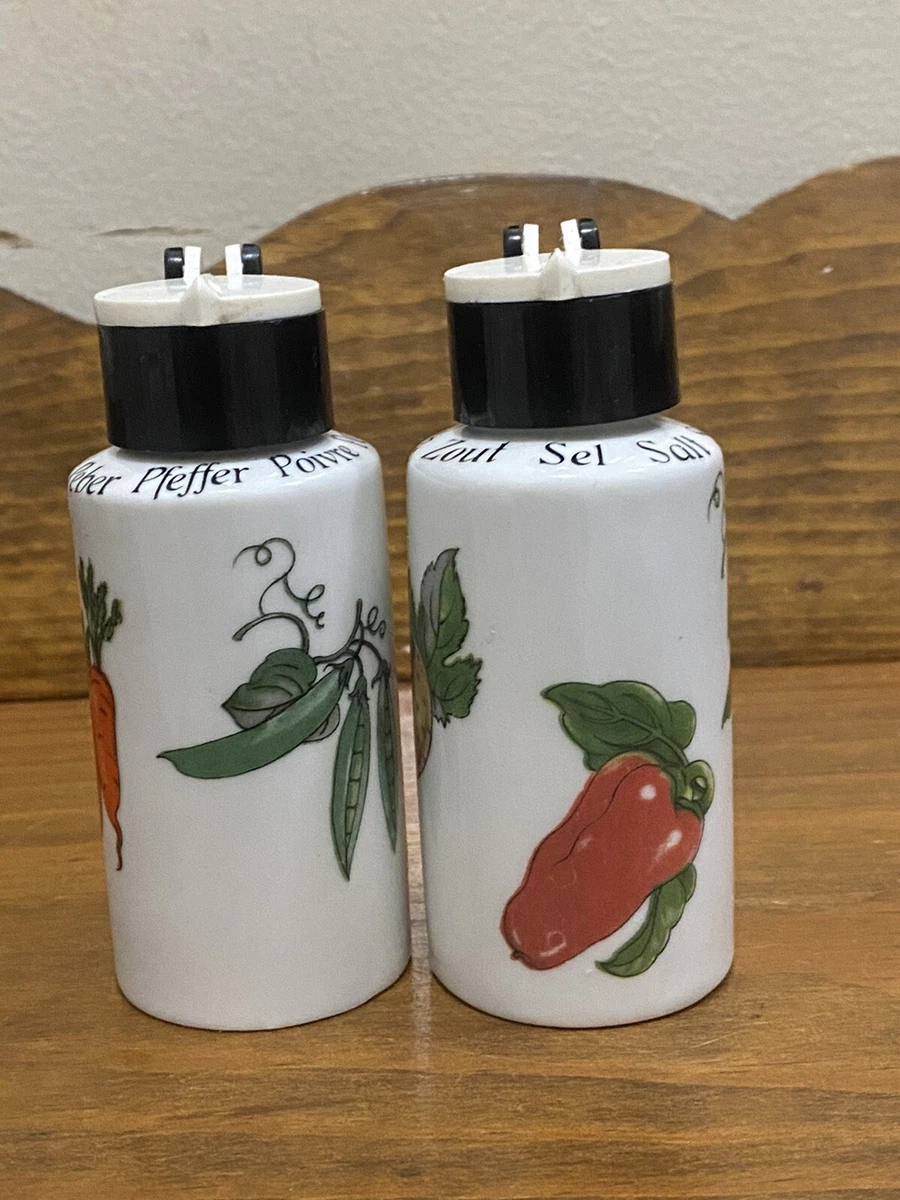 Vintage Gerold Porzellan Bavaria Salt And Pepper Shaker Set Paisley Floral  | eBay