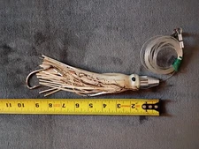 Saltwater/Tuna/Marlin Trolling Lure Squid with Bubble Jet Head 6oz.