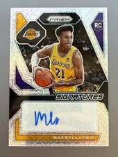 2023-24 Panini Prizm Rookie Signatures Maxwell Lewis Mojo /25 SP RC Auto RSI-Max