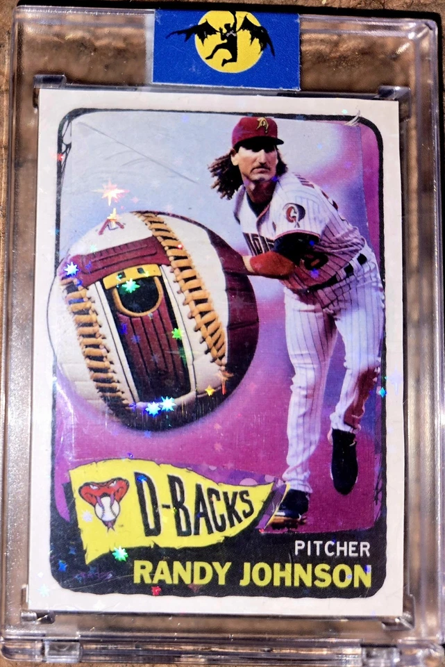 Alex Pardee 2021 Topps Project 70 - 1/1! Beisebol EXTREMAMENTE RARO Randy Johnson $$ - Imagem 3 de 4