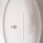 Noritake China Bluebell 16" LG Oval Serving Platter- Pattern 5558- Platinum Trim — photo 7